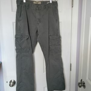 Wrangler Grey Cargo Pants 34x30